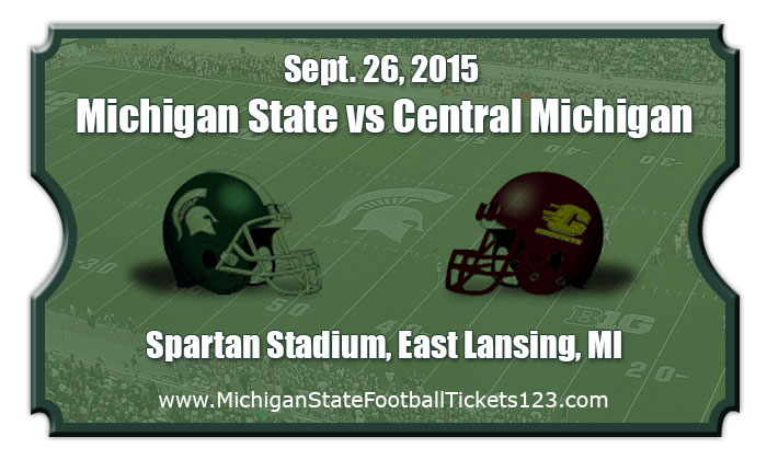 Michigan State Spartans vs Central Michigan Chippewas Football Tickets ...