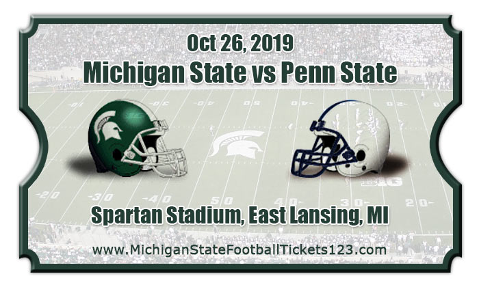 Michigan State Spartans Vs Penn State Nittany Lions Football Tickets ...